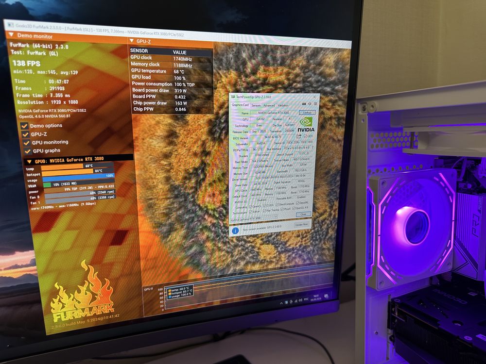 ‼️Ігровий пк rtx 3080 b760 i5-12400 32gb ram