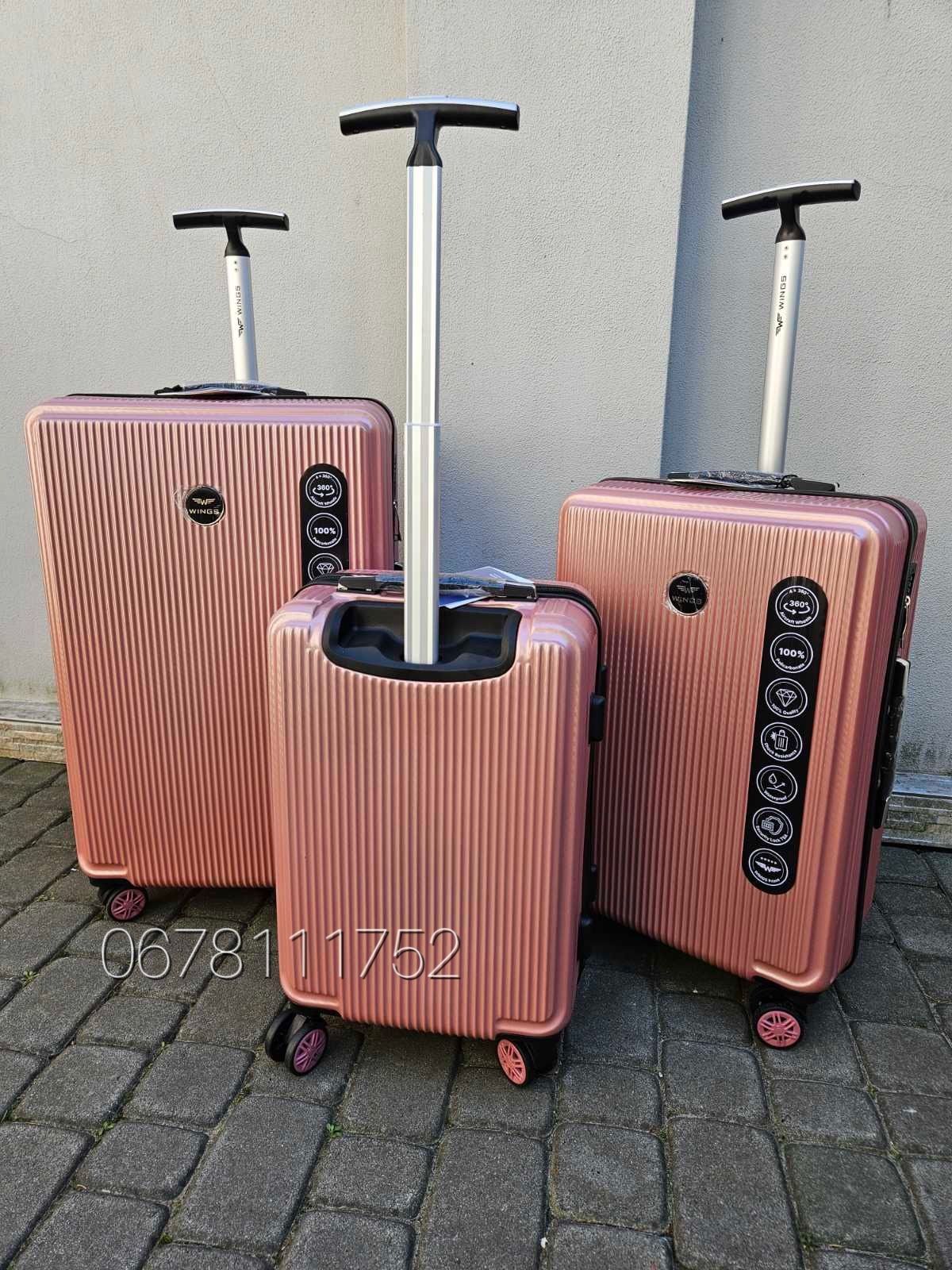 Розмір L Велика WINGS PC17268 Польща валізи чемоданы сумки на колесах