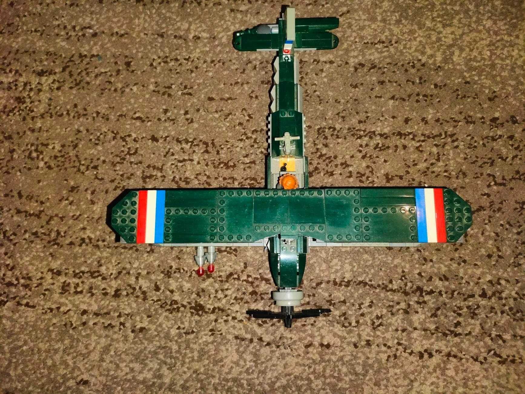 Samolot wojskowy - klocki - nie Lego - OKAZJA!