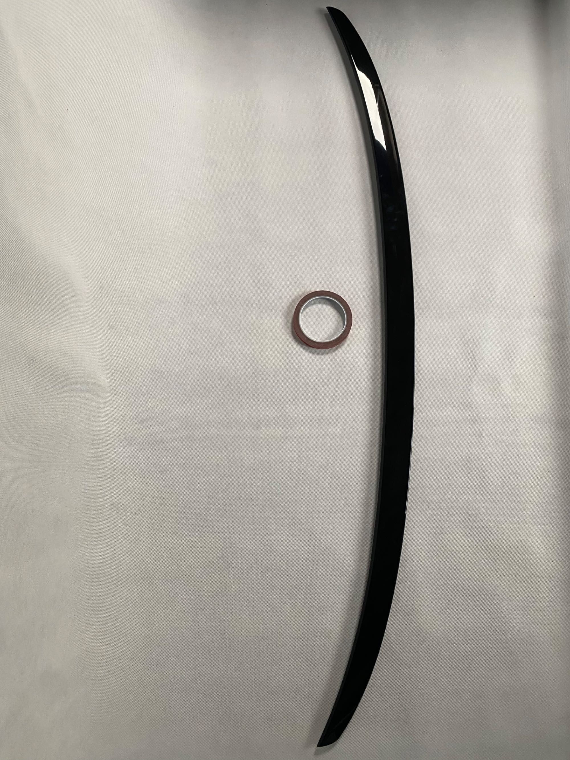 Spoiler Lotka Dokładka AUDI A4 B8 B8.5 CZARNY POŁYSK