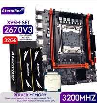 Комплект мат.плати AtermiterX99 d4 32 gb  ddr4  2670 v3
d4 X99 c xeon