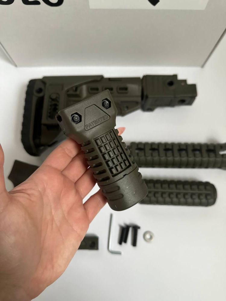 Обвіс олива АК 47, АК 74 DLG Tactical тюнінг  обвес