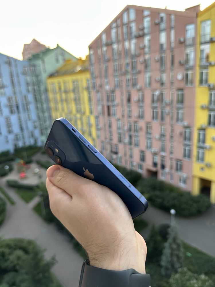 90% Аккум Идеал iPhone 12 Mini 256Gb Blue Айфон мини 128 64