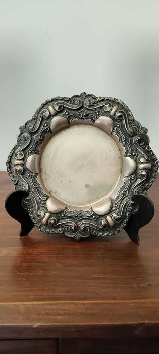 Salva em prata trabalhada