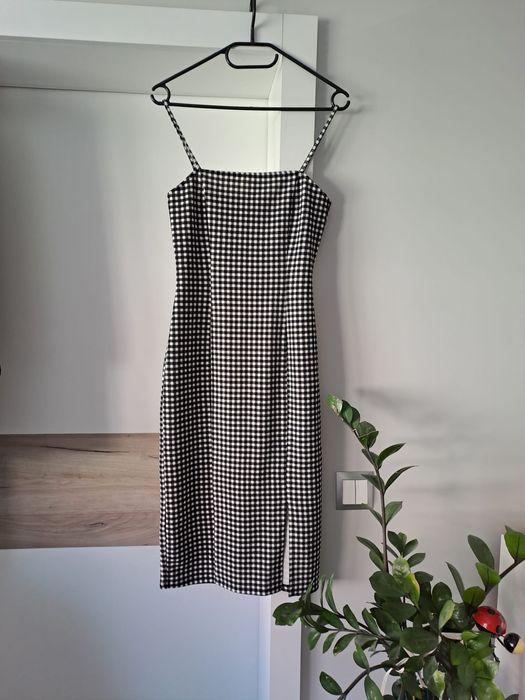 Ołówkowa sukienka w pepitkę H&M S