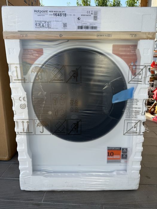 Maquina Lavar e Secar Hotpoint 9kg/6kg nova