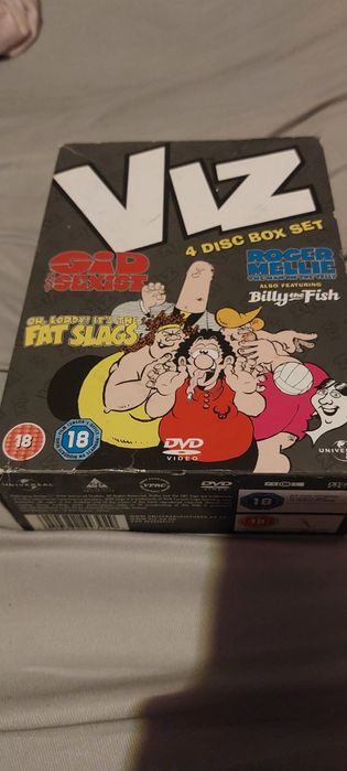 Zestaw Viz 4 disc box set Sid The Sexist Fat Slags DVD dla dorosłych