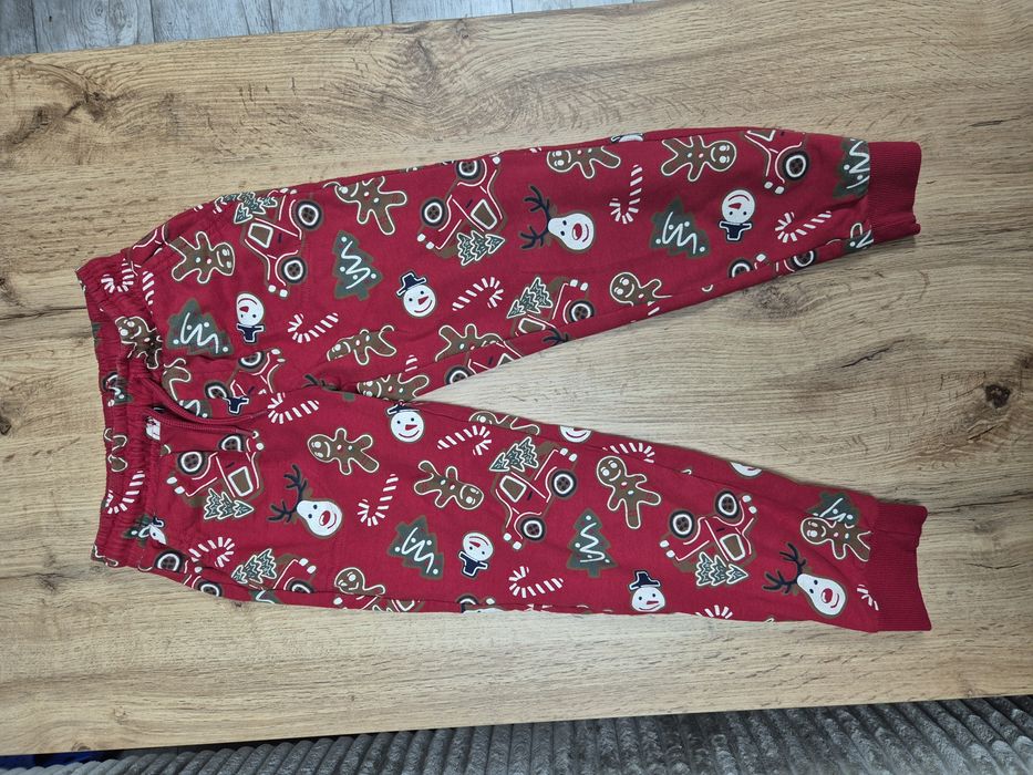 Spodnie dresowe chłopięca świąteczne Little Kids 128