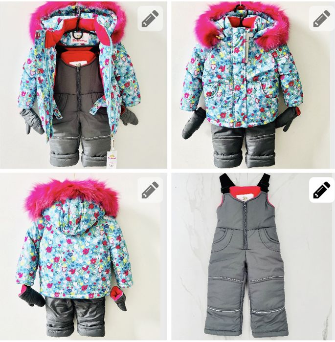 Зимний новый комбинезон рост 92/99