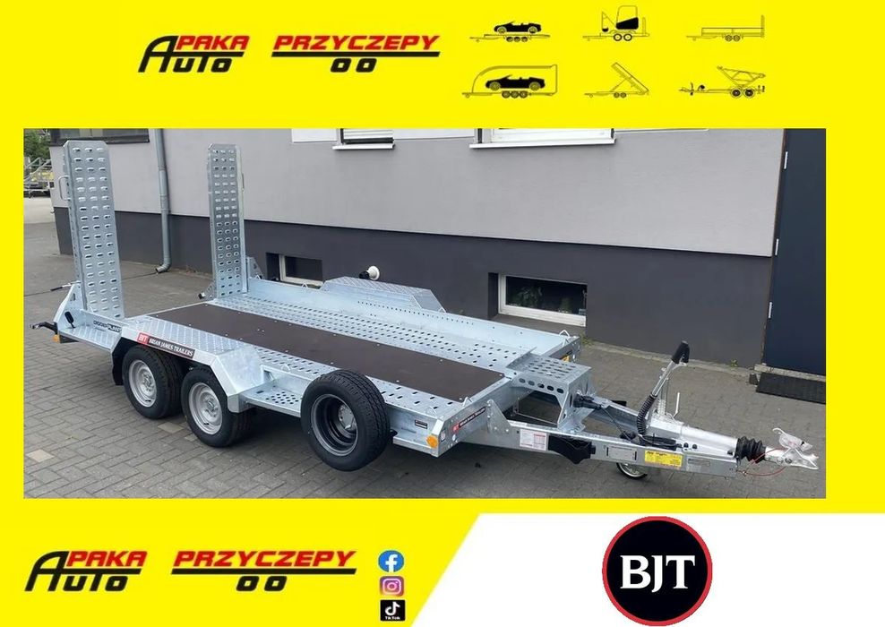 Brian James Trailers Digger Plant 2, 320X170 CM, DMC 3500 KG, z najazdami stalowymi 162 CM