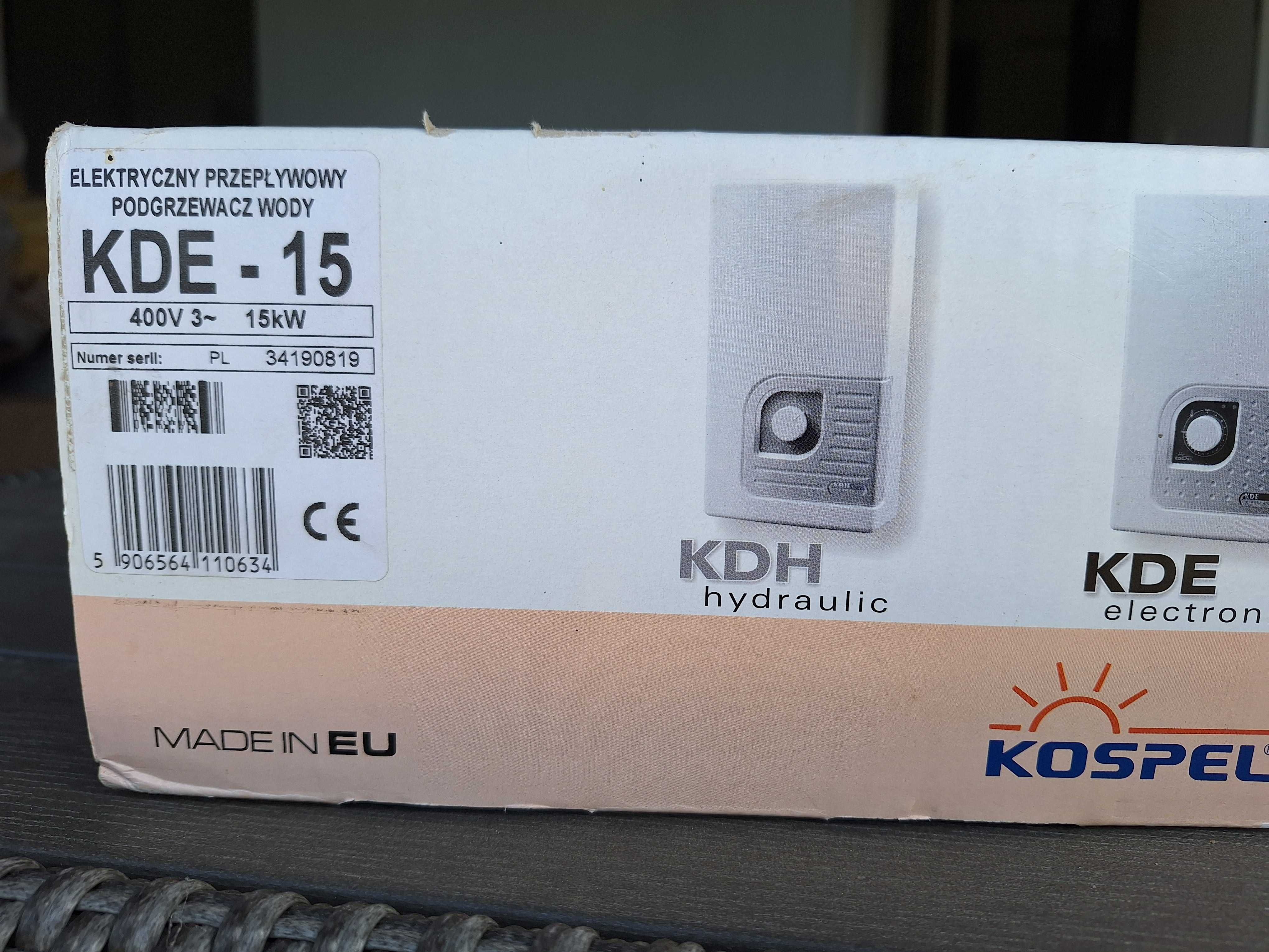 Kospel KDE-15Bonus electronic 400V3elektryczny przepływowy podgrzewacz