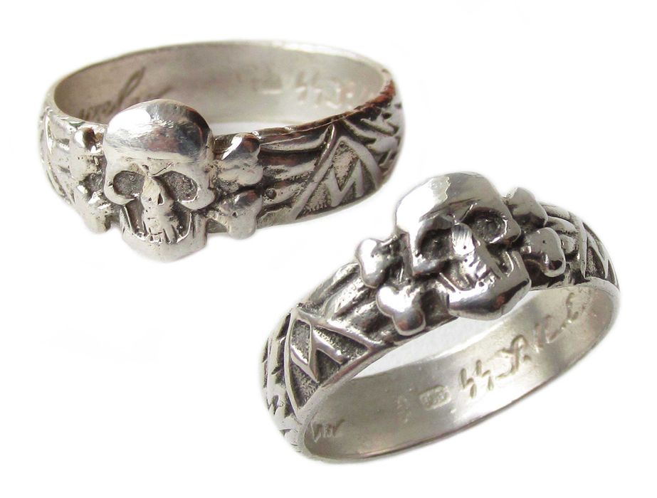 Наградное кольцо СС (SS) Тотенкопф Totenkopf.