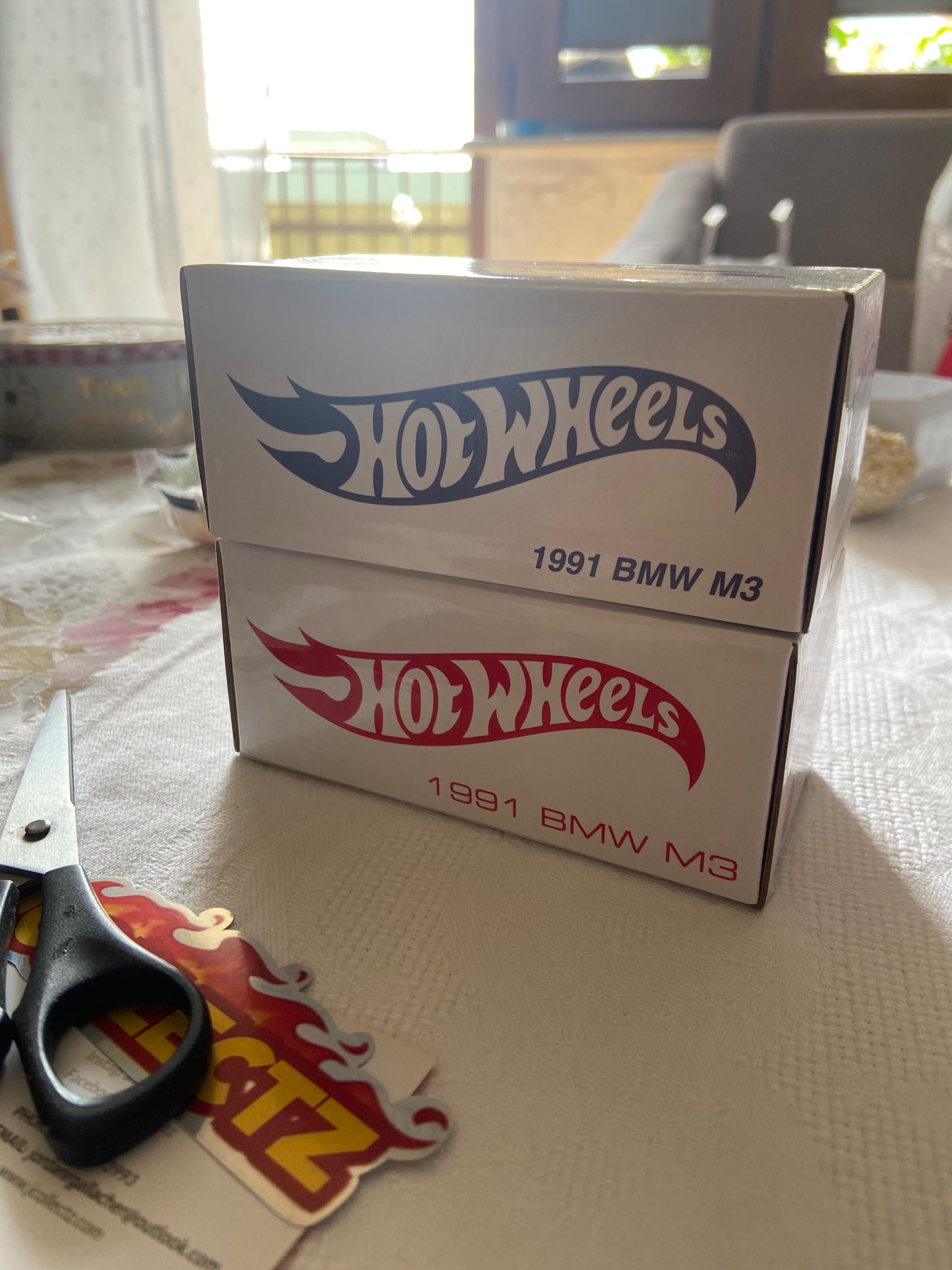 Hot wheels RLC BMW m3 1991 niebieski (e30) numerowany 2022 plomby