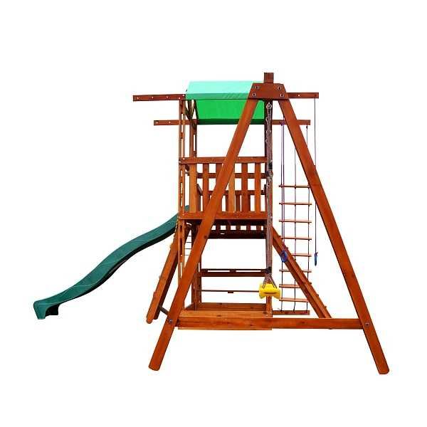 Дитячий ігровий комплекс Babyland-5 для вулиці з гіркою і качелями