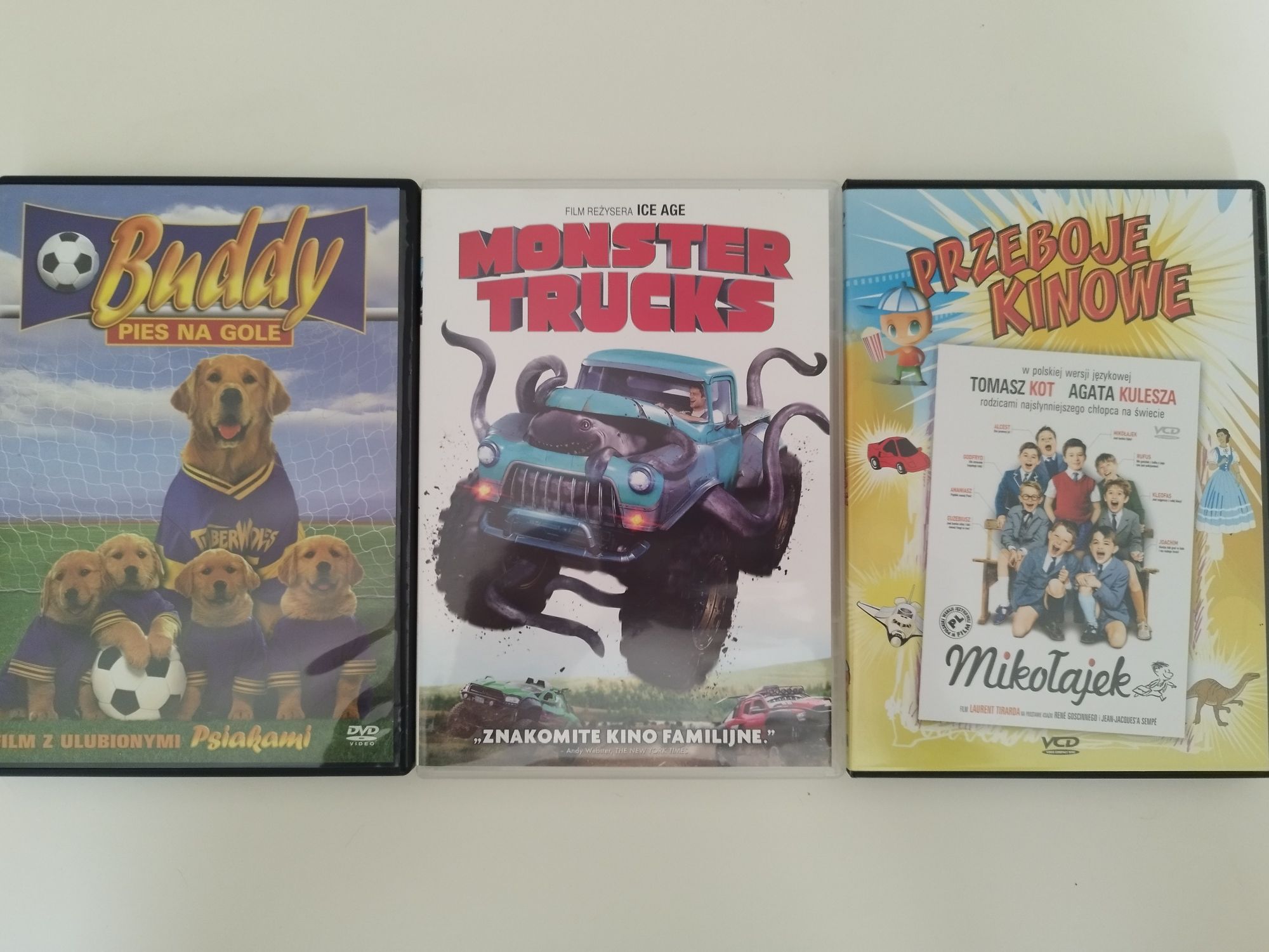 3filmy: Mikołajek, Monster Trucks, Buddy -pies na gole