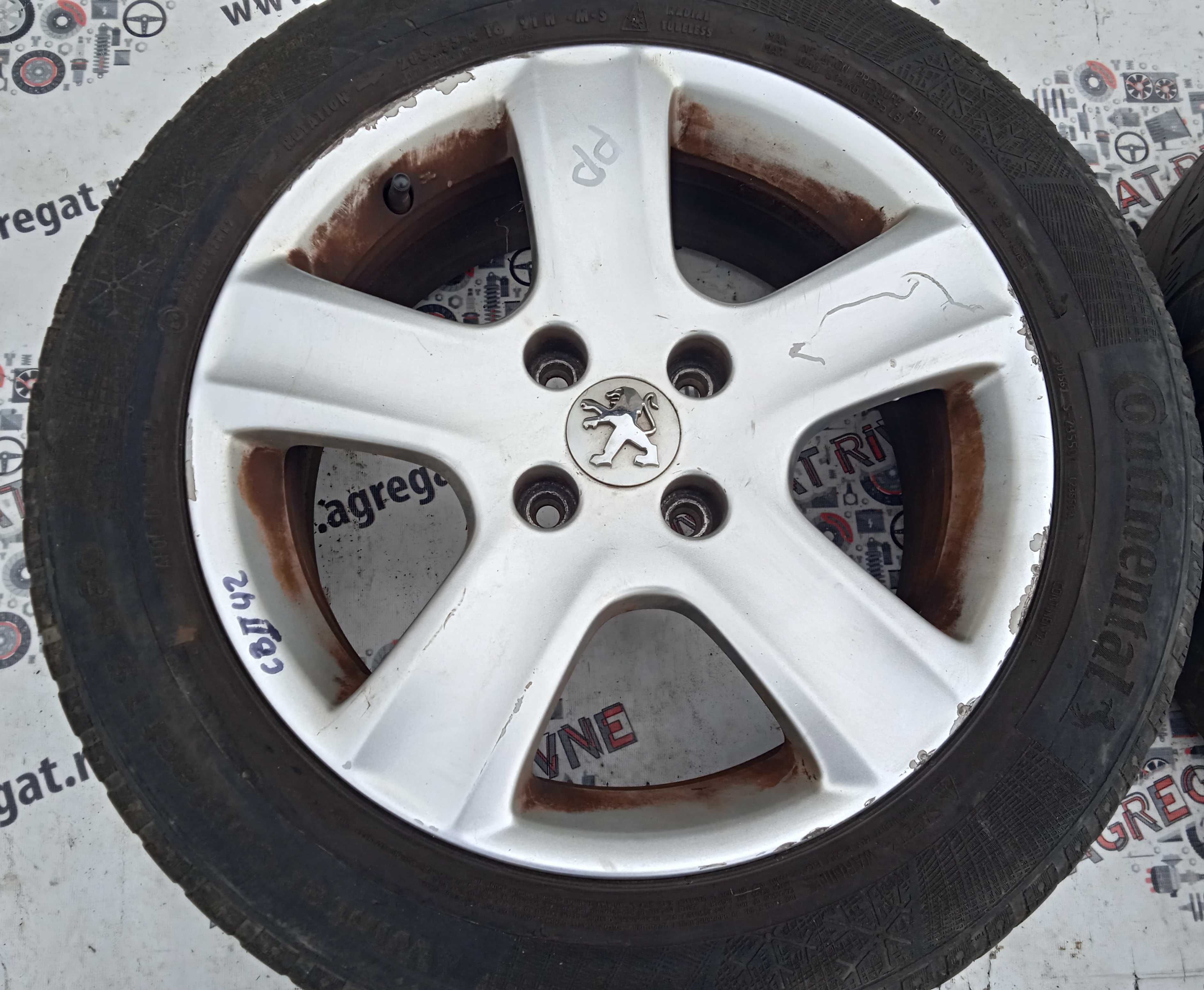 Комплект Диски Титани Колеса ЕТ 27 4*108 6,5Jx16CH Berlingo Partner B9