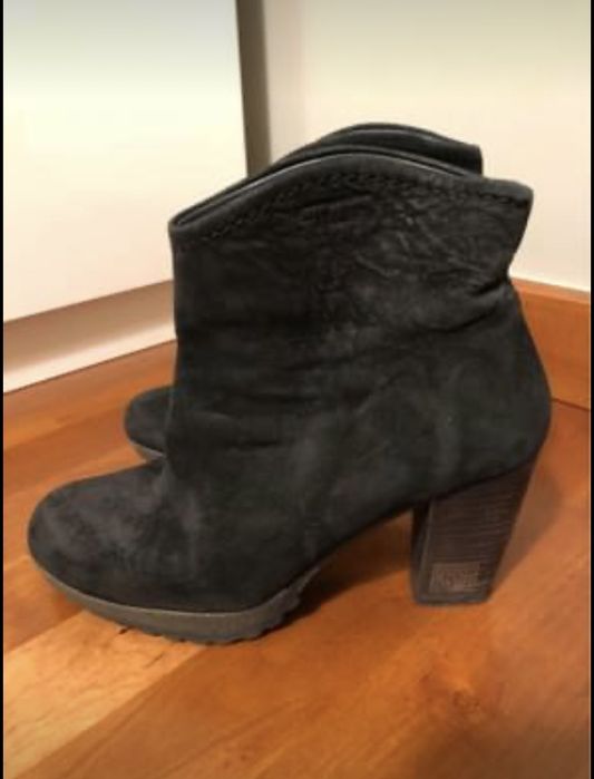 Botas de pele da Prof