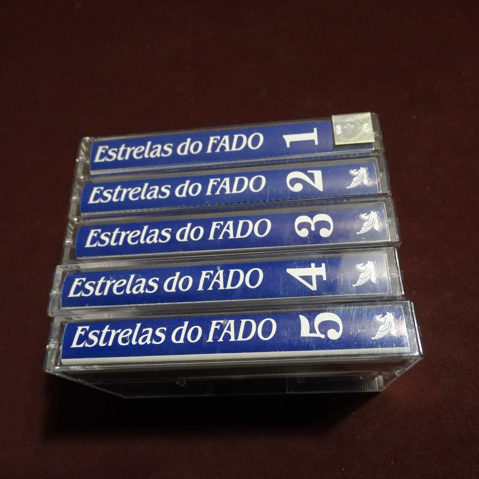 Estrelas do fado/Conjunto de 5 Cassetes audio