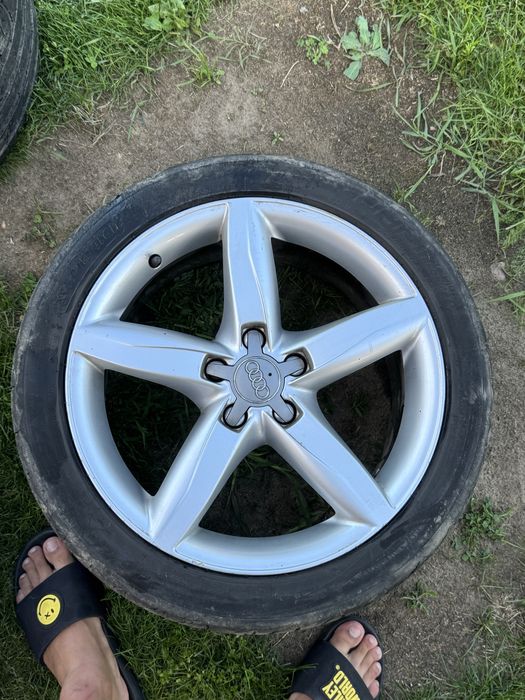 Felgi 5x112 + opony letnie r18