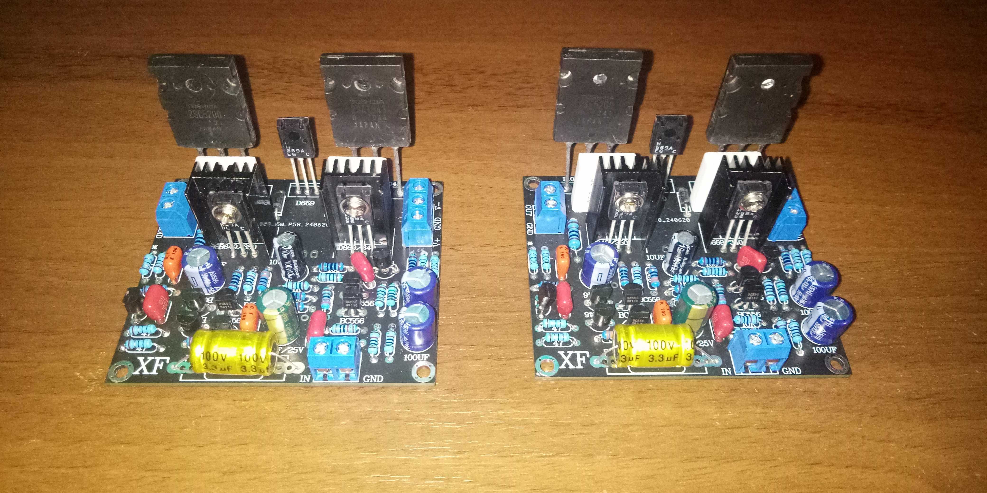 100W Транзисторний підсилювач на 2SC5200 2SA1943 mono