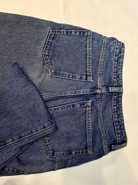 Жіночі широкі штани синього кольору