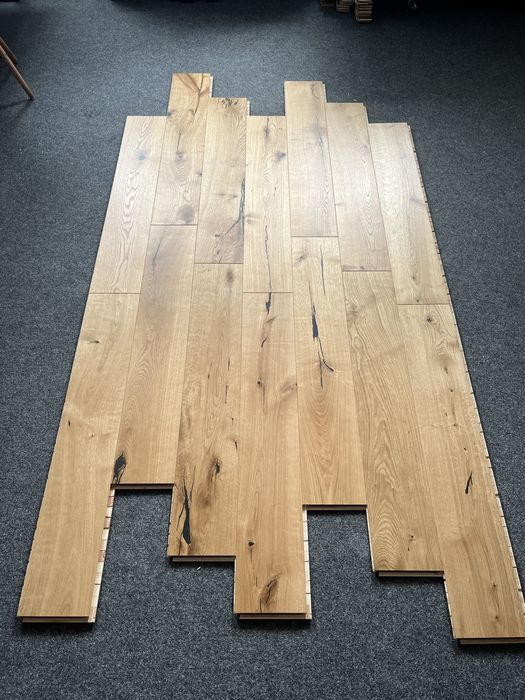 Deska drewniana CLICK 5G Dąb Rustic 14x190x1070mm,4faza, OLEJ UVx2