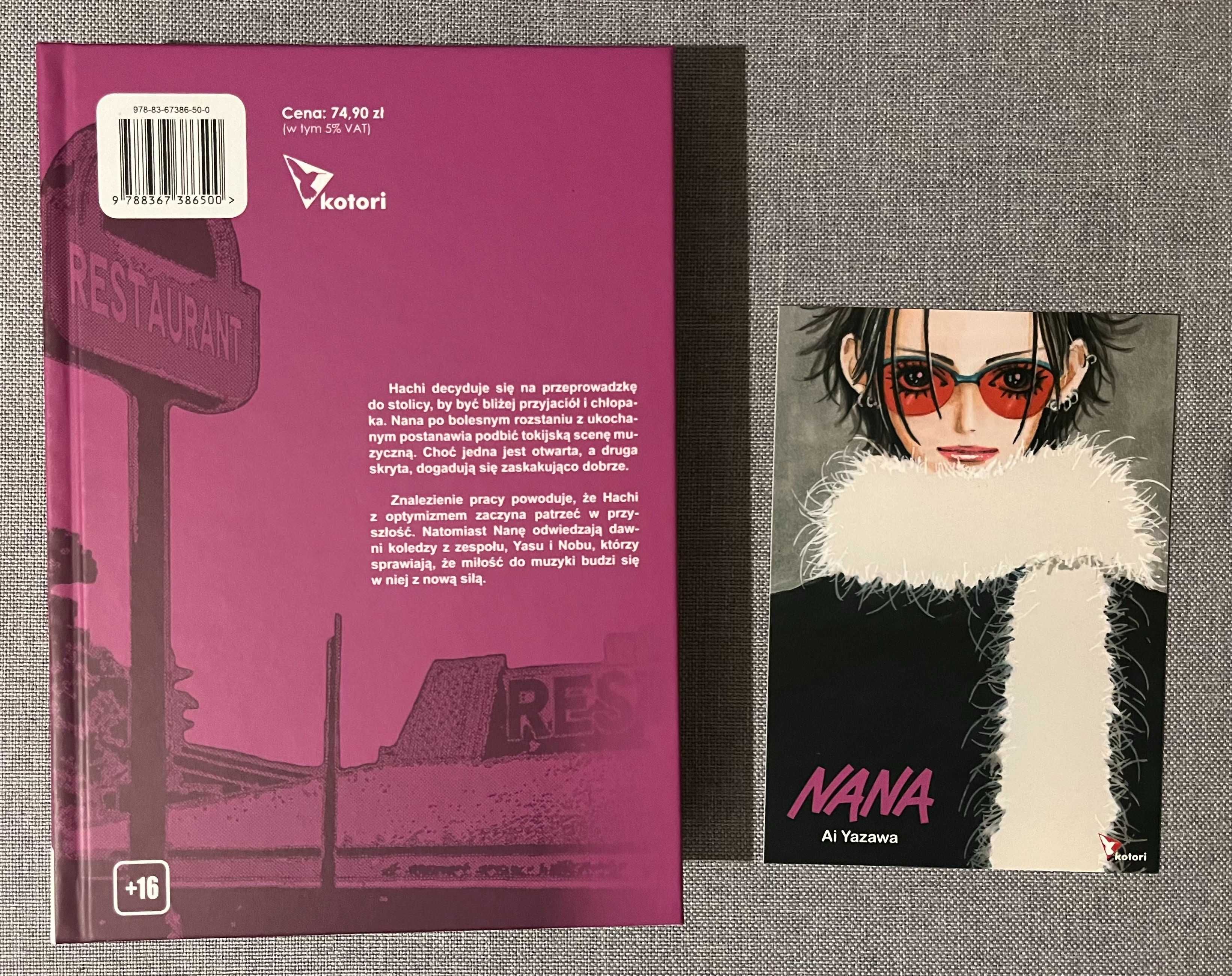 Nana 2 Ai Yazawa + pocztówka oprawa twarda