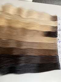 Kanapki niewidoczne włosy słowiańskie włosy naturalne ombre proste