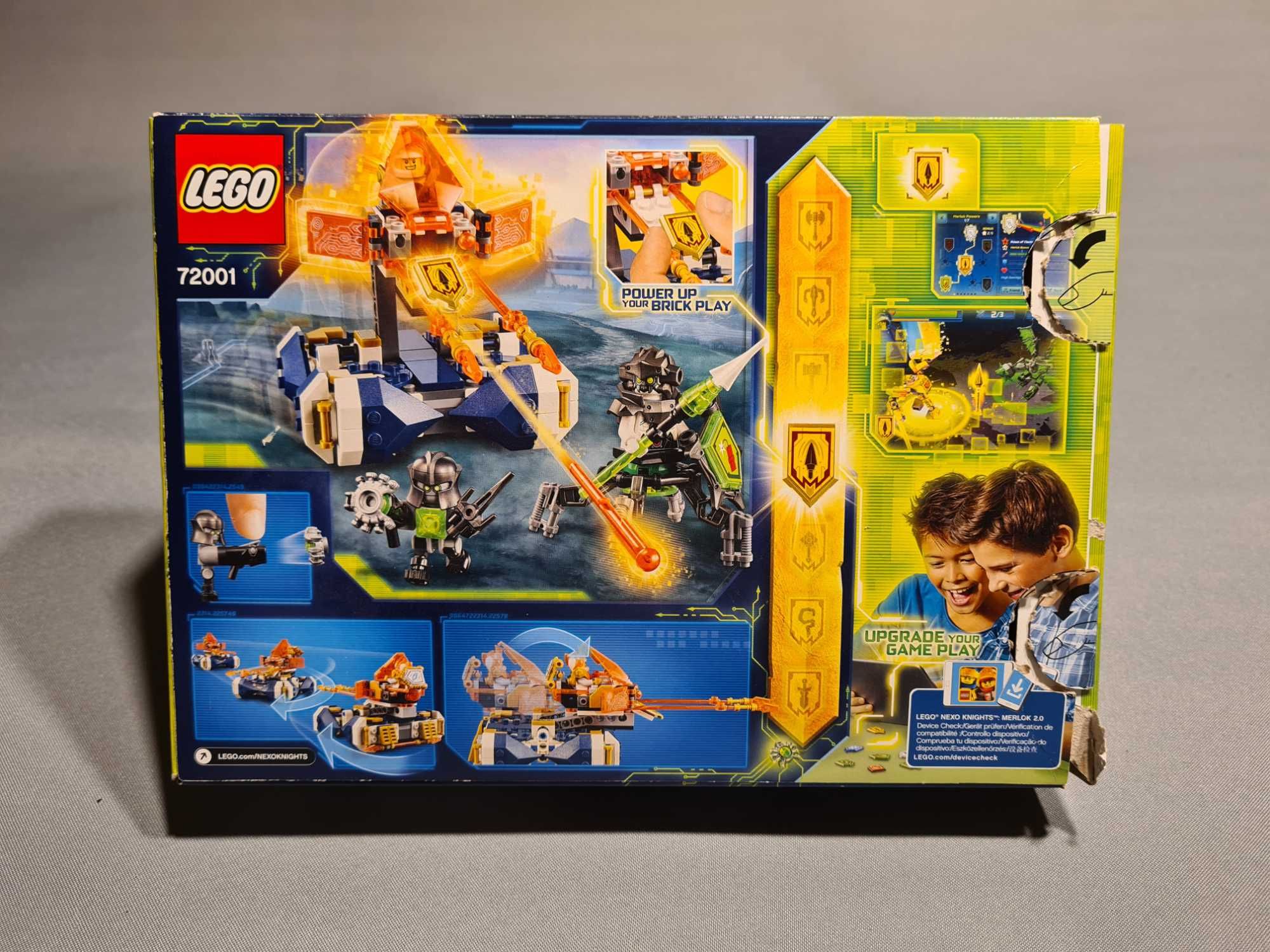Klocki LEGO Nexo Knights - Bojowy poduszkowiec Lance'a 72001