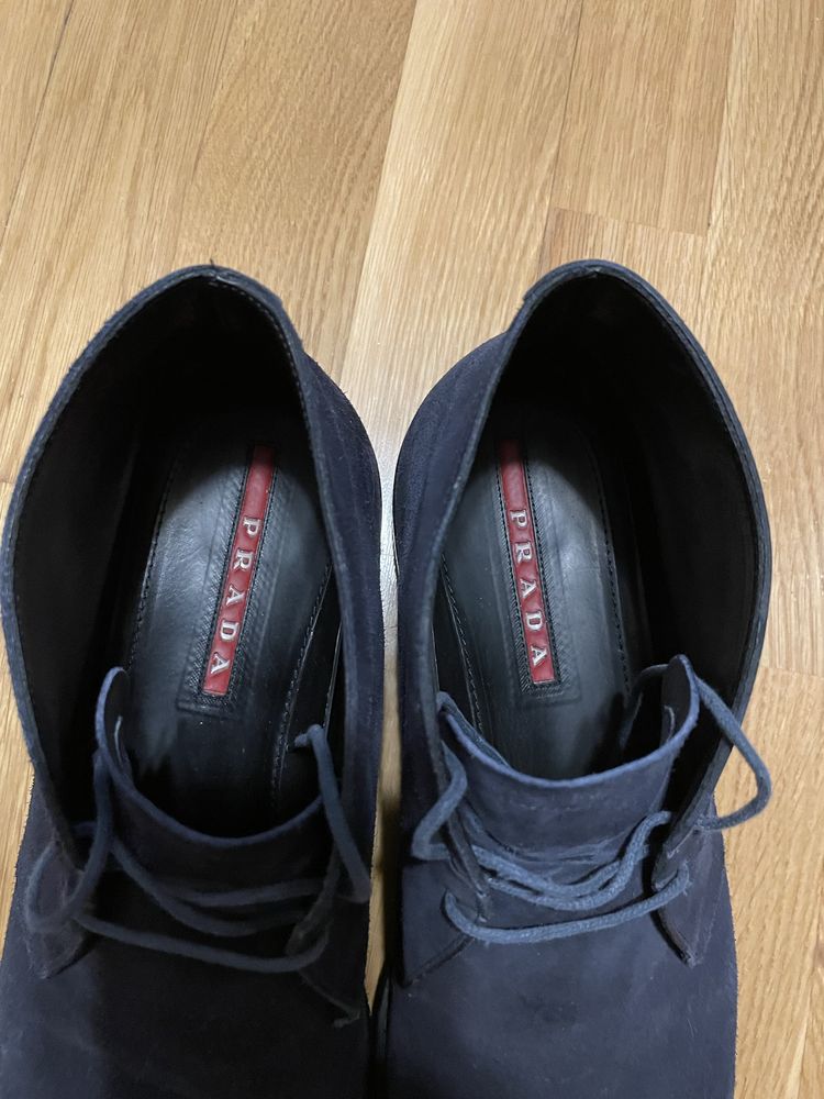 Черевики Prada. Сині.