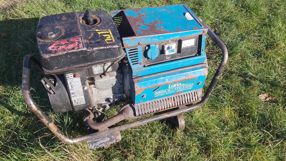 Generator prądu z spawarką