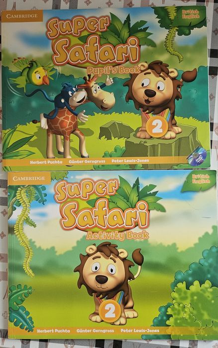 Super Safari 2, оригінал, Cambridge University Press,повний курс, англ