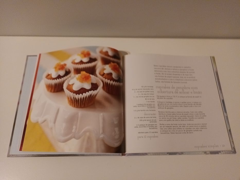 Livro sobre cupcakes