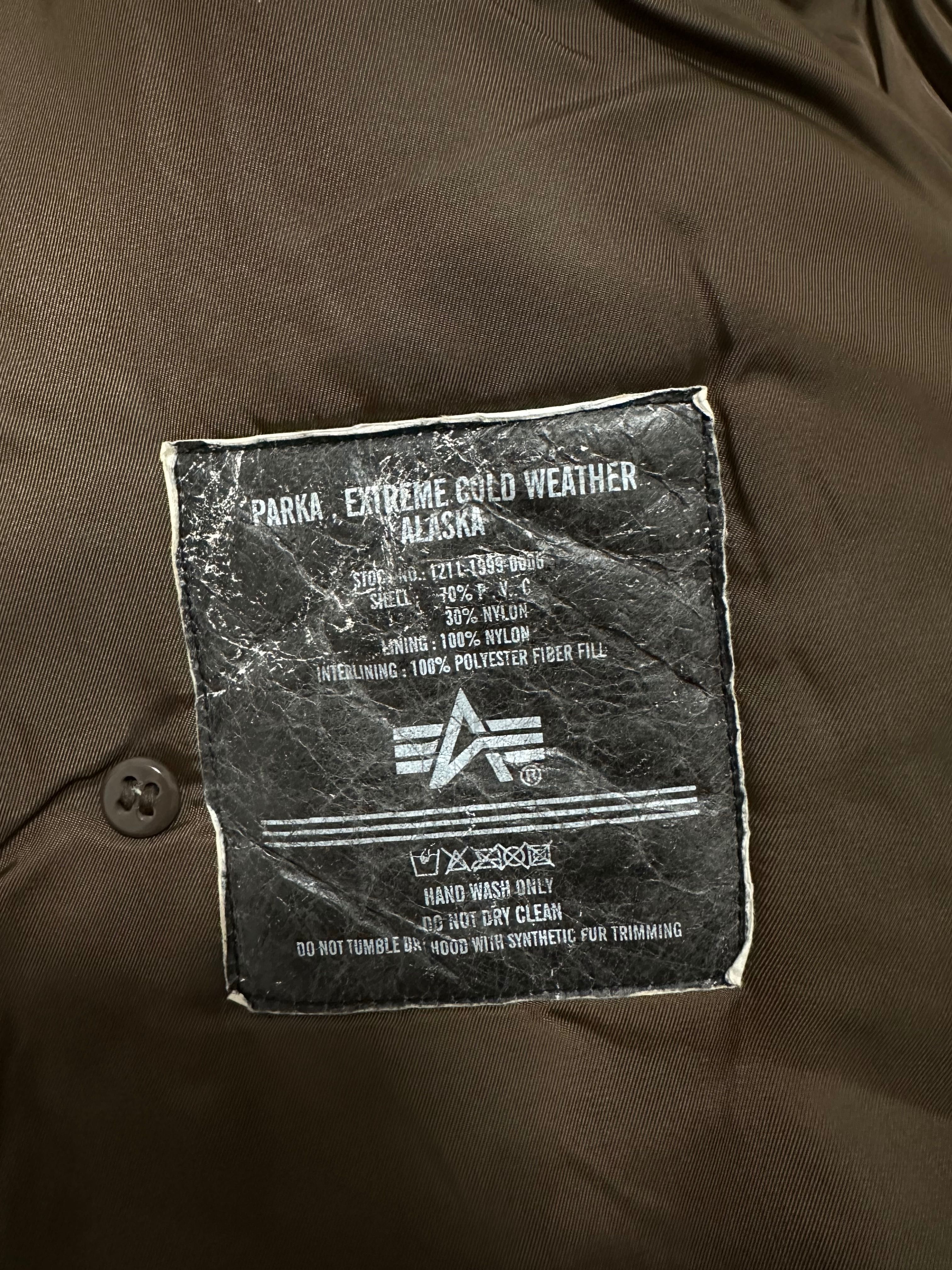 Парка alpha industries xl размер