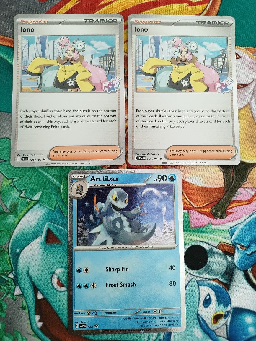 Karty Pokemon Iono, Arctibax promo