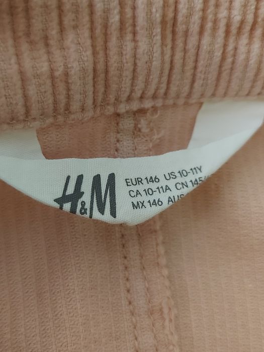 Юбка для девочки вельветовая Н&М рост 146