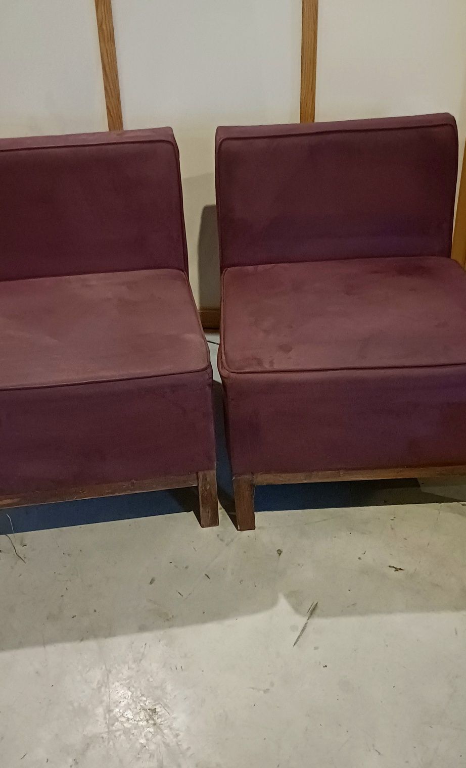 Fotel welurowy, fotele modułowe, siedzisko