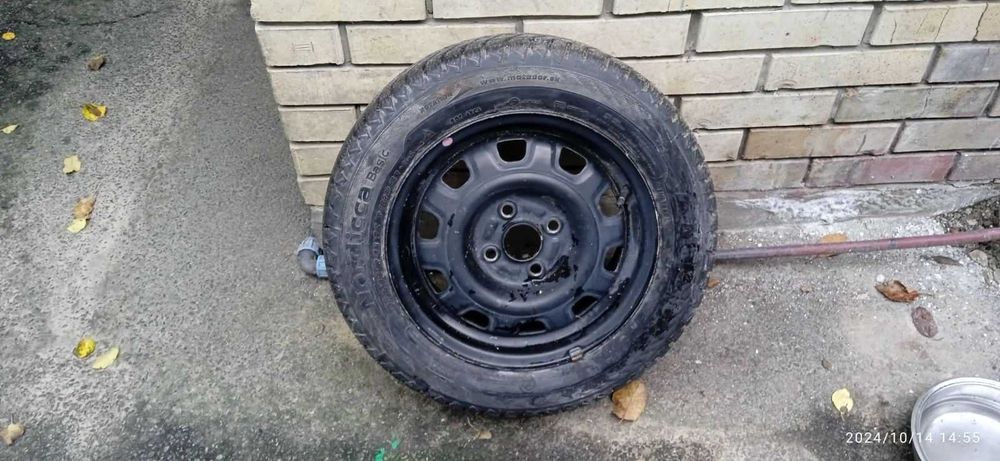 Автомобильное колесо в сборе.