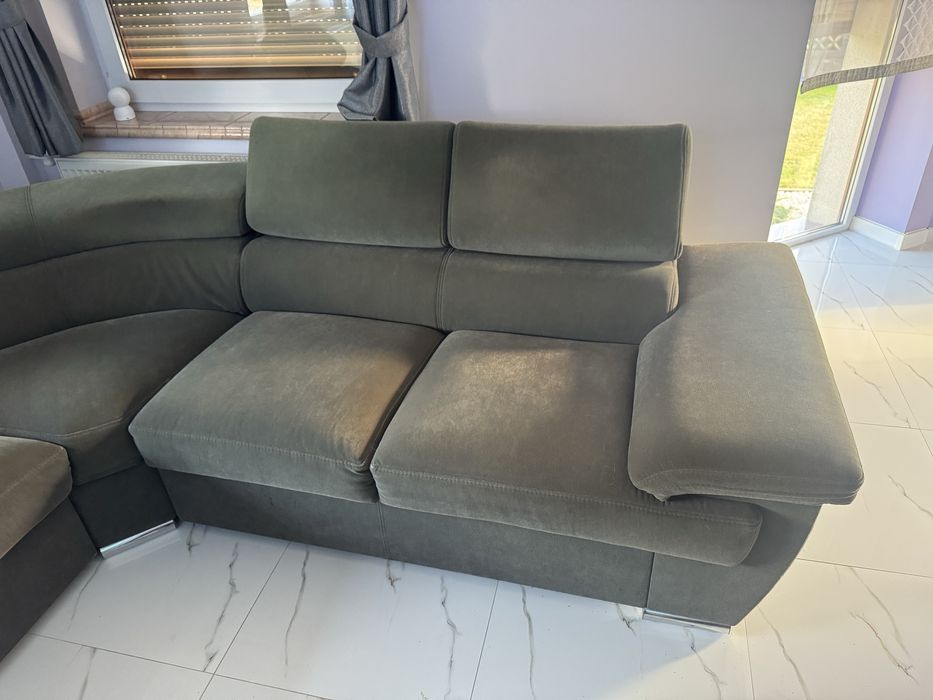 Stylowy narożnik firmy Adamski – jak nowy, 260cmx220cm