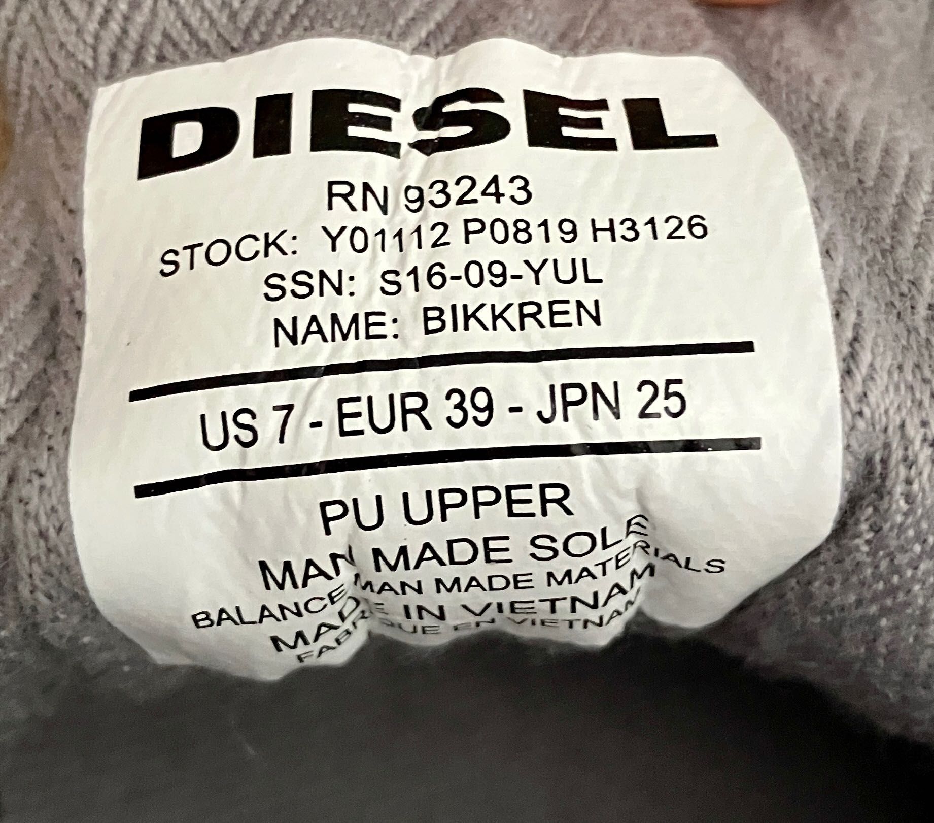 Diesel buty sportowe rozm 39 unisex