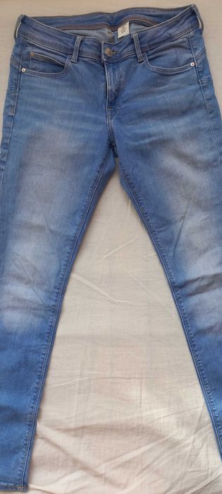 Jeasnys Push UP H&M, niebieskie