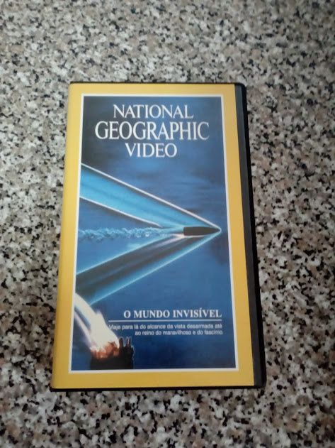 VHS Cassate National Geographic O Mundo Invisíbel 91