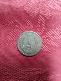 Moneta 1 zł z 1949 roku lata PRL-u