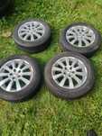 Koła felgi aluminiowe stalowe 16 cali 5×114.3 r16 opony 205/60 r16