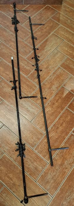 Karnisz brązowy / 2 sztuki