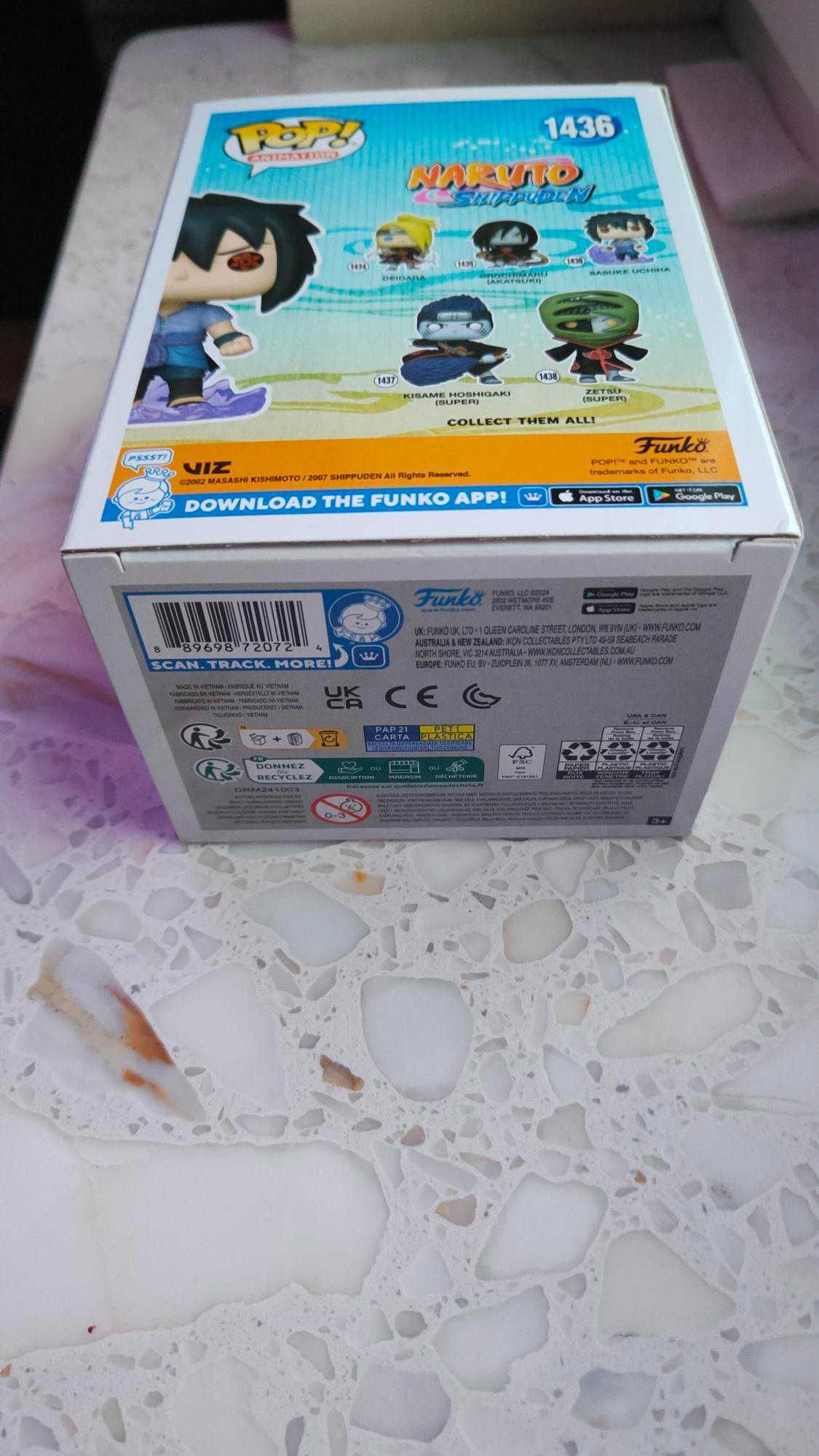 Nowe Funko Pop 1436 Sasuke Uchiha Naruto Shippuden Figurka