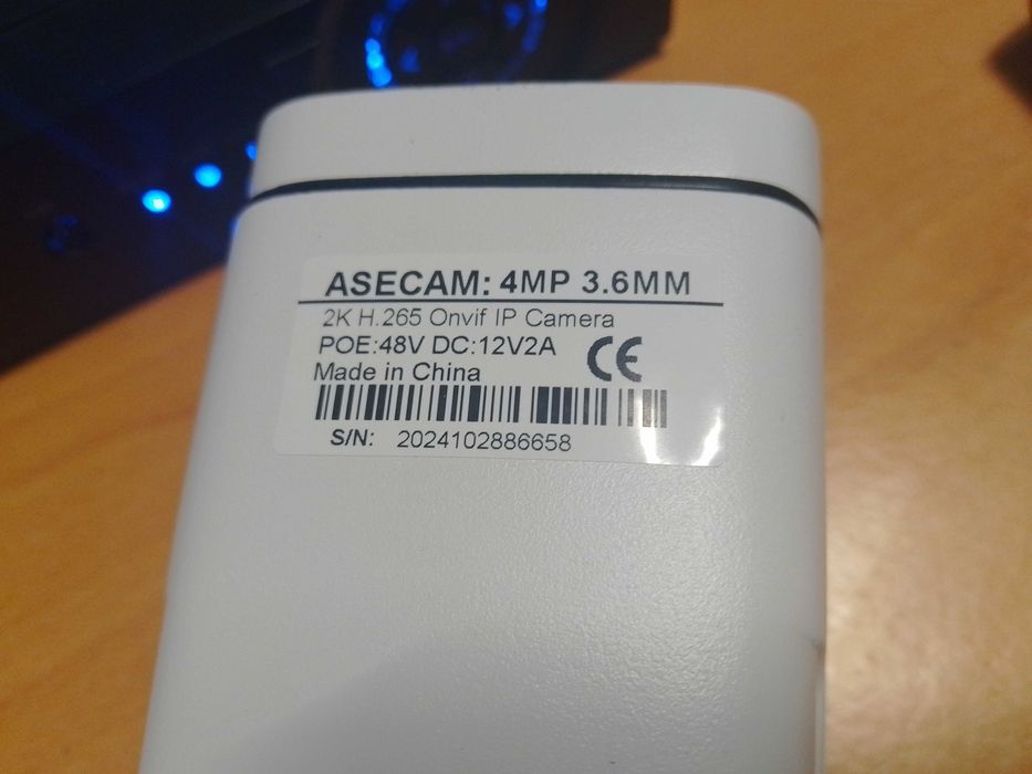 Camara Vigilancia e NVR POE com disco