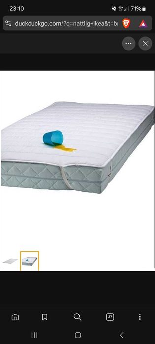 Protetor de colchão IKEA Natlig 80x200