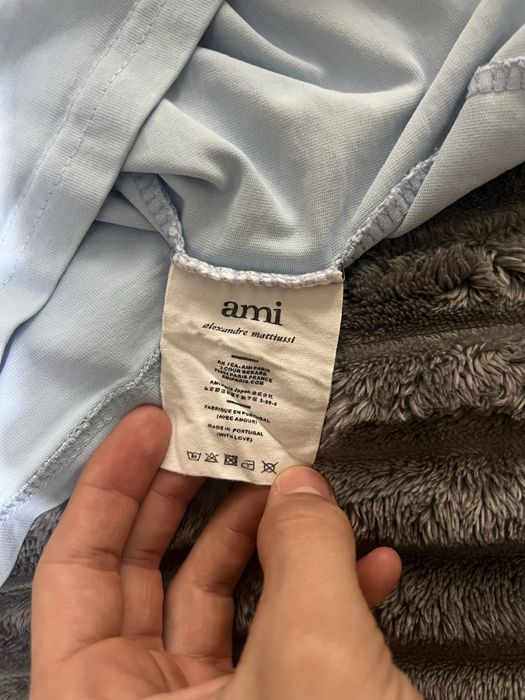 Футболка AMI голуба