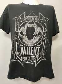 T-shirt Vailent Pure vintage retro skull motocykl punk metal L